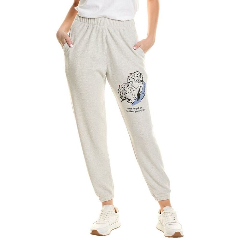 Boys Lie Beige Graphic Jogger Track Pants